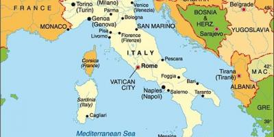 karta italije capri Vektorska karta Italije   karta Italije vektor (Južna Europa   Europa) karta italije capri